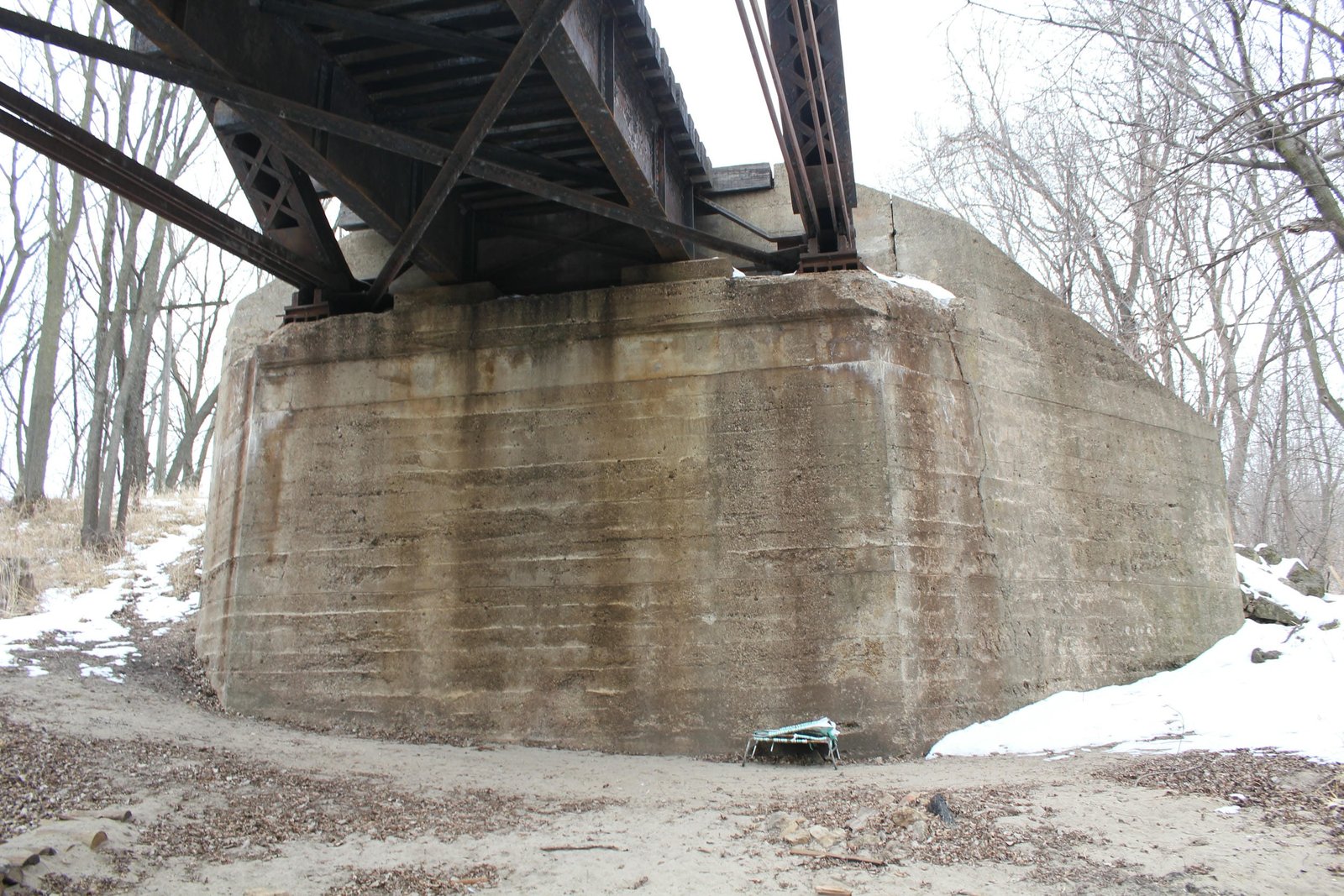West abutment